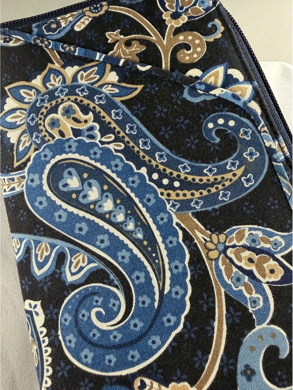 Vera Bradley Blue Paisley Zip-Around Wallet - Picture 7 of 7